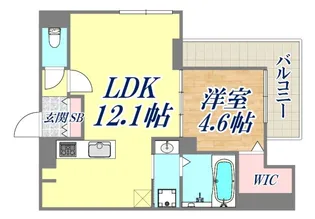 LaMaison大田町【2階】の間取り