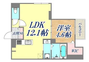 LaMaison大田町【1階】の間取り