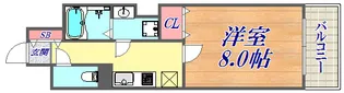 ボンニー元町【8階】の間取り