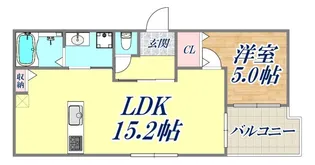 クレア岡本【3階】の間取り