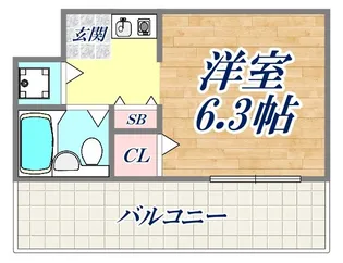ダンディライオン灘【4階】の間取り