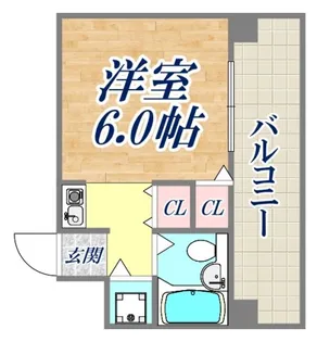 ダンディライオン灘【5階】の間取り