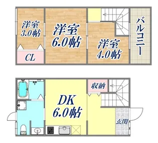 テラスMITO【1階】の間取り