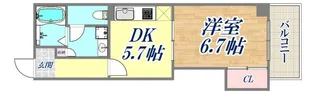 AH徳井【404号室】の間取り
