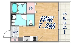 ヴィアノ山下町アスティオン【2階】の間取り