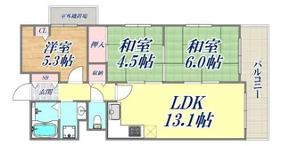 本山センチュリーマンション【7階】の間取り