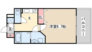 アスヴェル神戸元町【3階】の間取り