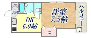 城村マンション【4階】の間取り