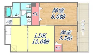 マンションヤノ【2階】の間取り