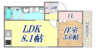 NET-K大倉山アーク【2階】の間取り
