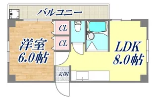 フォーライフ御影【3階】の間取り