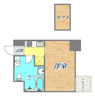 イーストヴィレッジ三宮【11階】の間取り