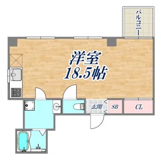 コースト須磨浦【1階】の間取り