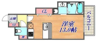 インペリアル新神戸【6階】の間取り