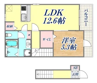 パルファン南落合2【2階】の間取り