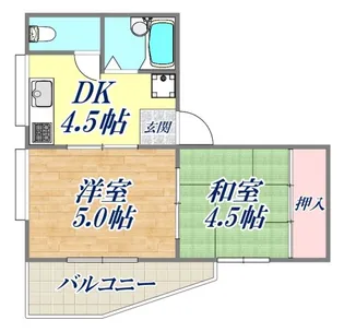 ベラカーサ王子公園【3階】の間取り