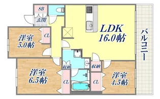 ワコーレ新神戸マスターズレジデンス【4階】の間取り