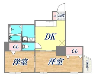 第一永光マンション【1階】の間取り
