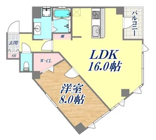 第10フタバビル【3階】の間取り