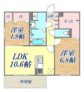 サンパティーク東町【3階】の間取り