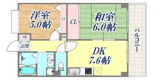 パールハイツ荒田【1階】の間取り