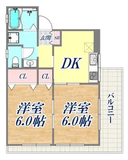 サンコート【1階】の間取り