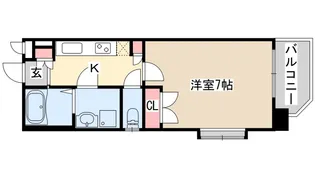 プラザセイシェル【4階】の間取り