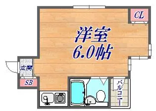 ユニハイム神戸【7階】の間取り