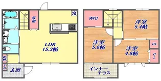 ガーデンコート西岡本の間取り
