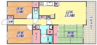ダイアパレス三宮エスタシオ【12階】の間取り