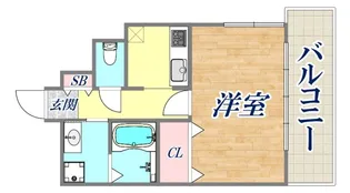 1Kの間取り画像