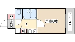 リーガル新神戸【3階】の間取り
