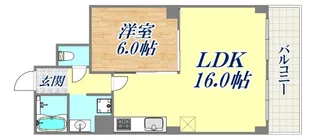 ハウゼ・ケイ魚崎【3階】の間取り