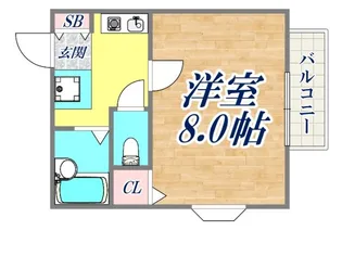 メゾンドソガワ【2階】の間取り