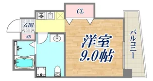 ポルト新神戸【4階】の間取り