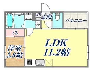REGALEST Karumo North【3階】の間取り