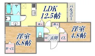 イルフォンターナ大田町【3階】の間取り