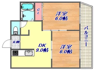 本山コアマンション【3階】の間取り