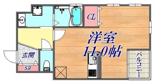 フォレストコート西元町【2階】の間取り