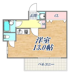 ギャラリーコート王子公園【5階】の間取り