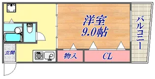 サンビルダーウエスト【5階】の間取り