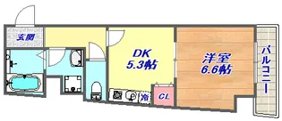 プリンセプス ドムス【5階】の間取り
