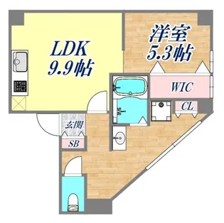 豊縁羽坂ビル【4階】の間取り