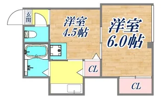 エルパラッツォ新開地【2階】の間取り