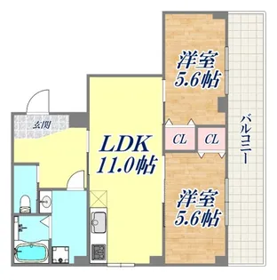 岡田ビル【3階】の間取り
