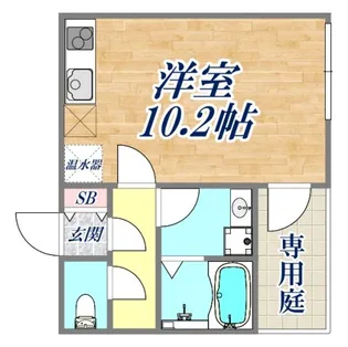 tentree神戸須磨【2階】の間取り