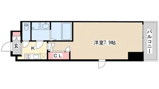 エスリード三宮旭通【5階】の間取り