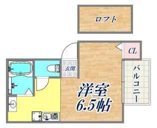 パイン神戸三宮【4階】の間取り