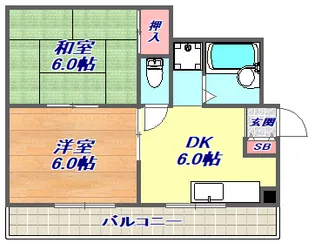 メゾン篠久保【3階】の間取り