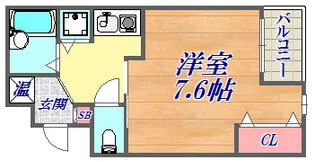 プレサンス神戸メリケンパーク前【6階】の間取り